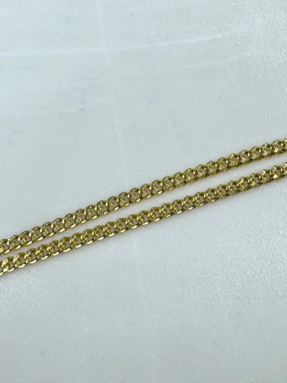 Vintage 14K gold Heart Locket necklace 16" diamond-cut chain 2.2g 16" JR1866 - Picture 5 of 6